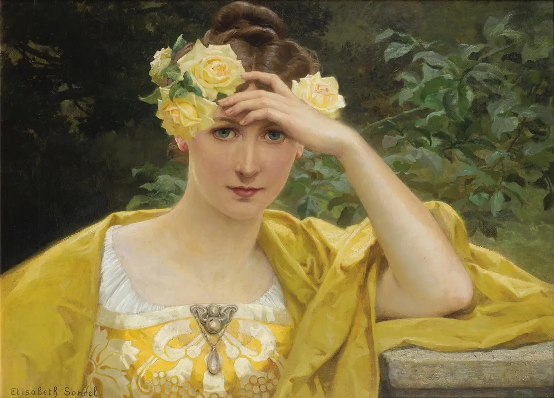 Jeune Fille En Jaune