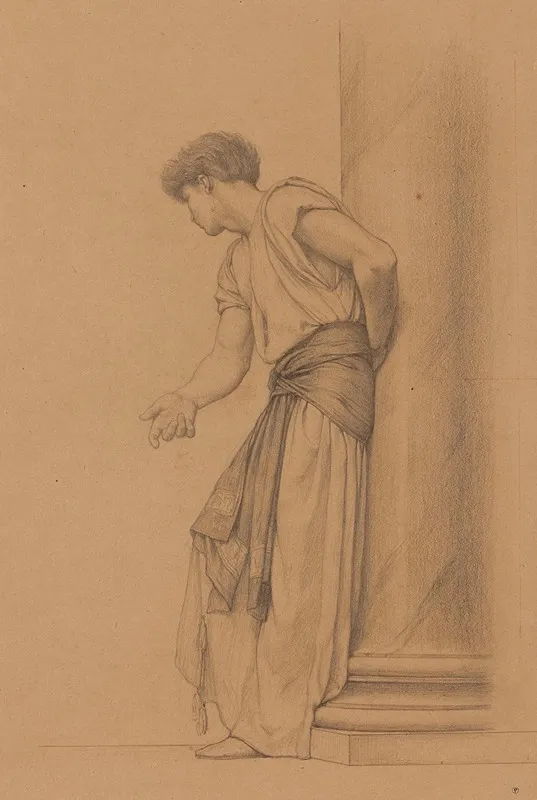 Jeune Homme Debout by Gustave Boulanger - Canvas Print