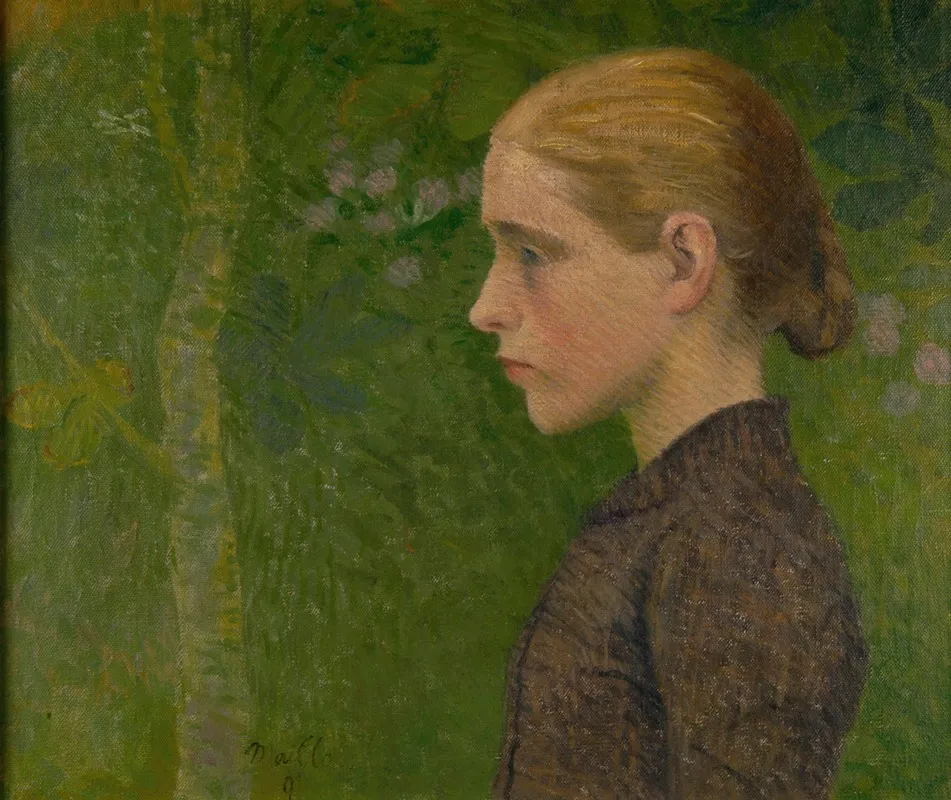 Jeune Paysanne En Buste