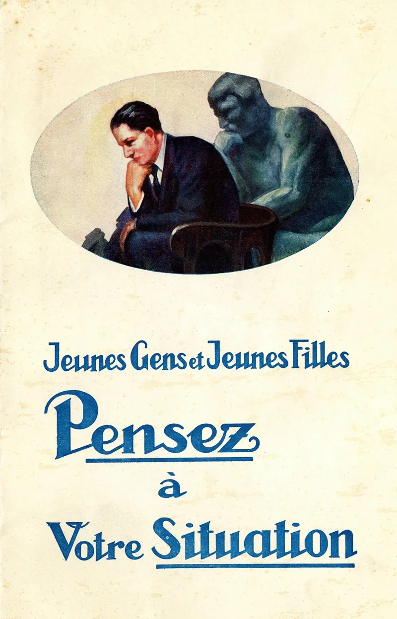 Jeunes Gens Et Jeunes Filles Pensez A Votre Situation