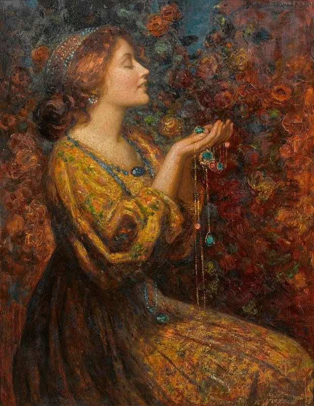 Jewels by Thomas Edwin Mostyn - Canvas Print