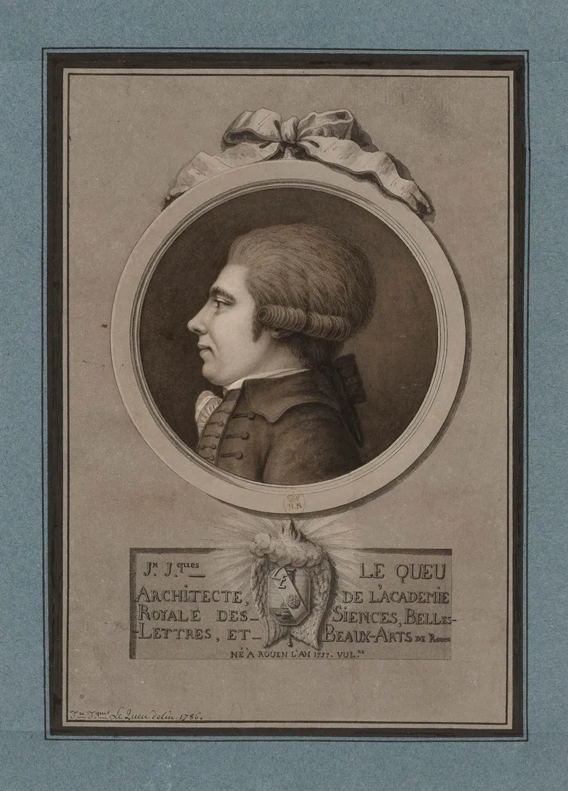 Jn Jques Le Queu Architecte De Lacademie Royale Des Siences Belles Lettres Et Beaux Arts De Rouen Ne A Rouen Lan 1757