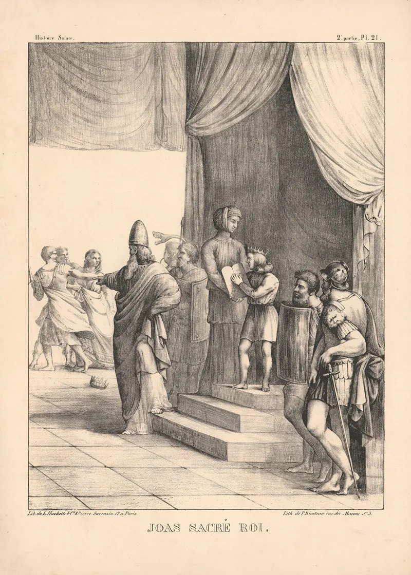 Joas Sacre Roi by P. Bineteau - Canvas Print