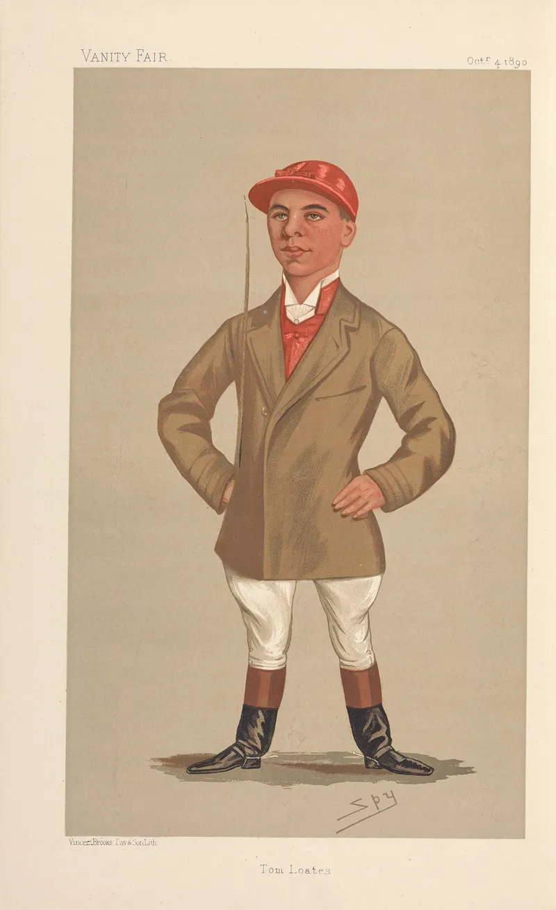 Jockeys Tom Loates October 4 1890