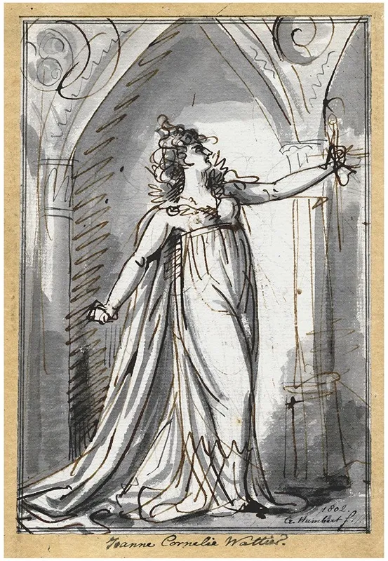 Joh Cornelia Ziesenis Wattier Als Fredegonde Macbeth