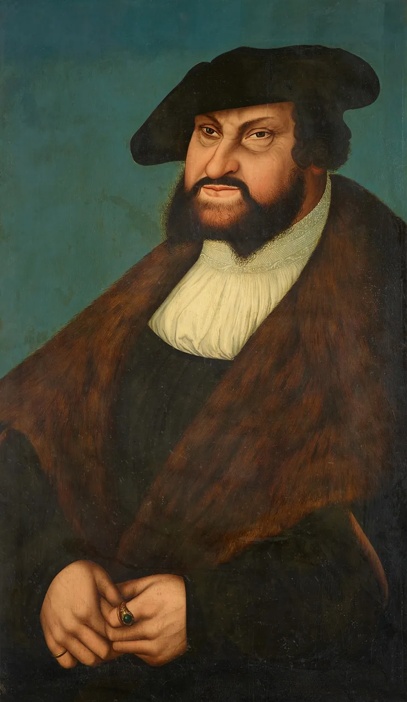 Johann The Steadfast by Lucas Cranach the Elder - Canvas Print