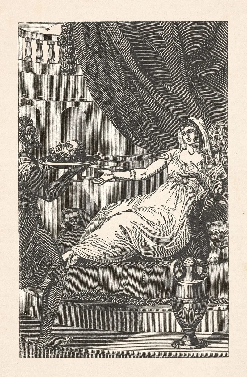 John Baptists Head In A Charger