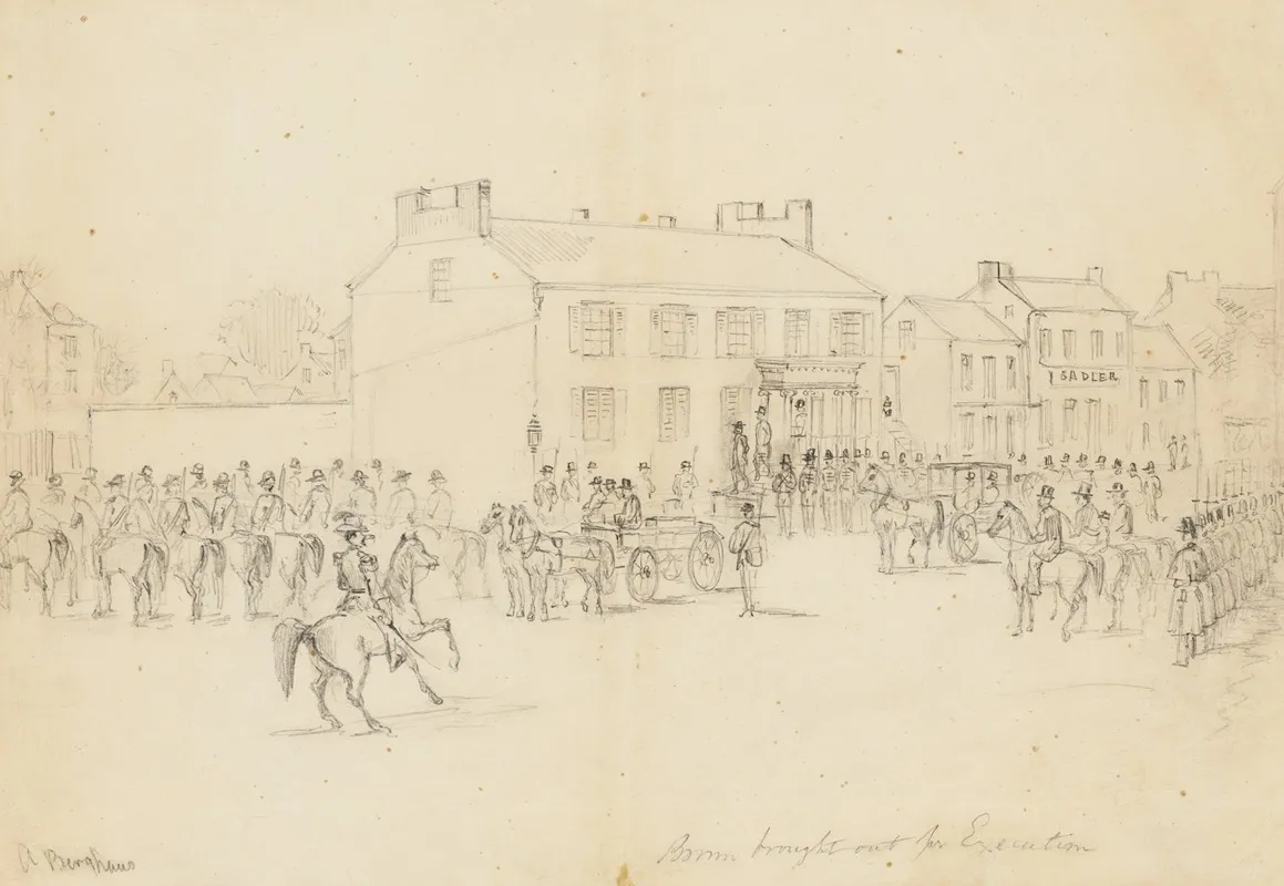 John Brown Brought Out For Execution