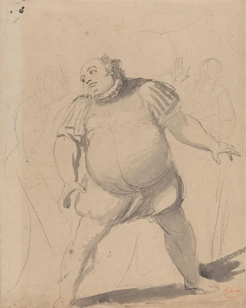 John Henderson As Falstaff