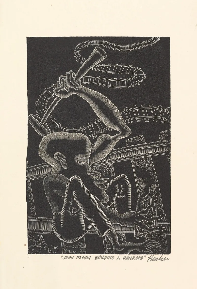 John Henry Building A Railroad