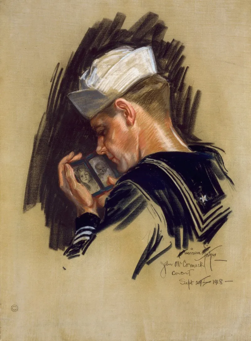 John Mccormack Concert by Harrison Fisher - Canvas Print