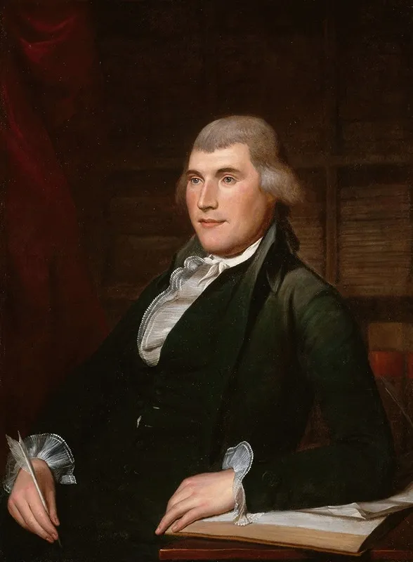 John Nicholson by Charles Willson Peale - Canvas Print
