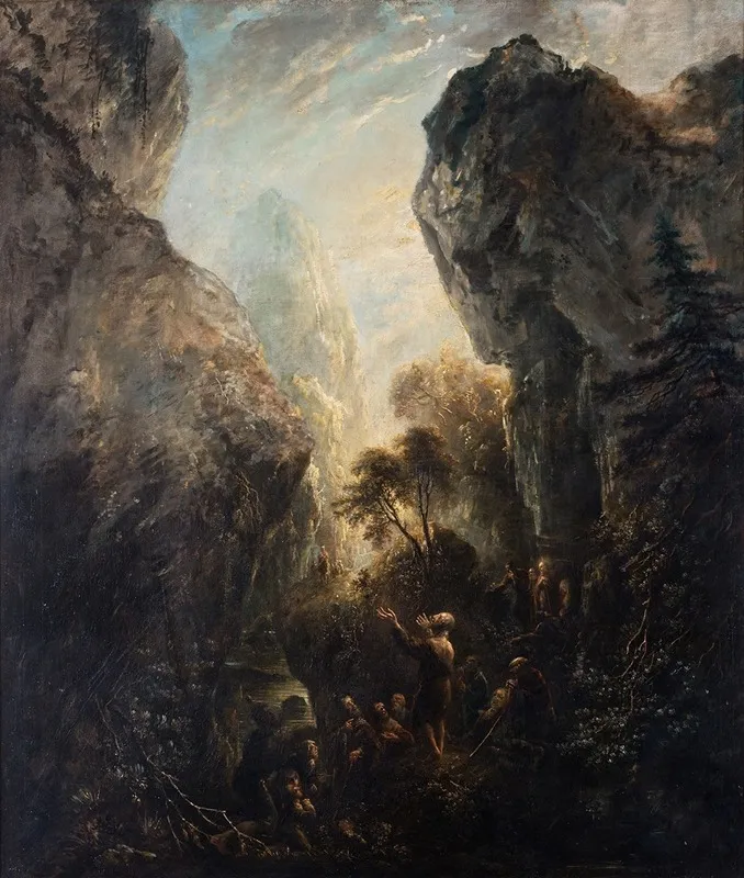 John The Baptist Preaching