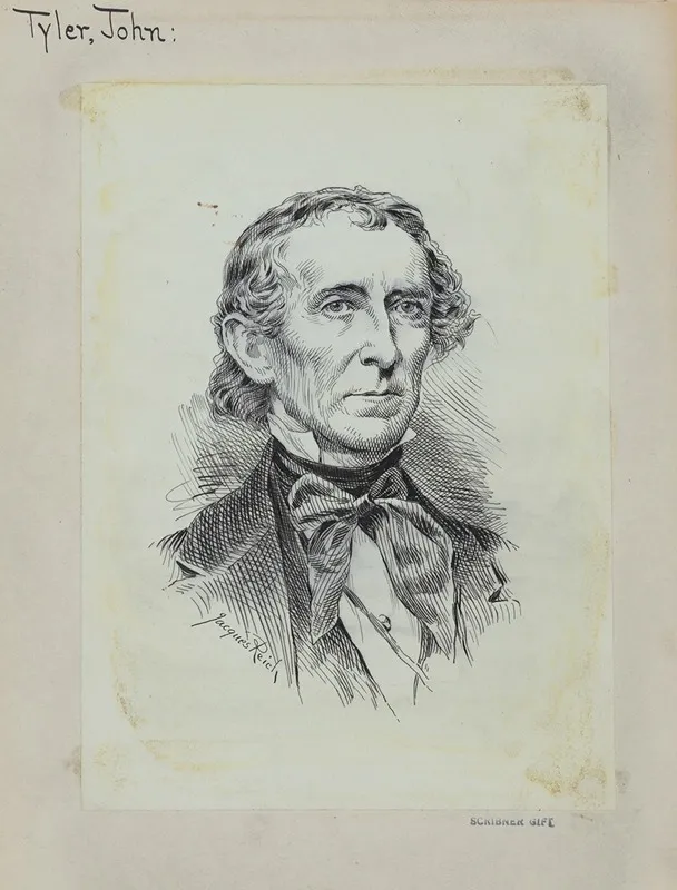 John Tyler 3 by Jacques Reich - Canvas Print