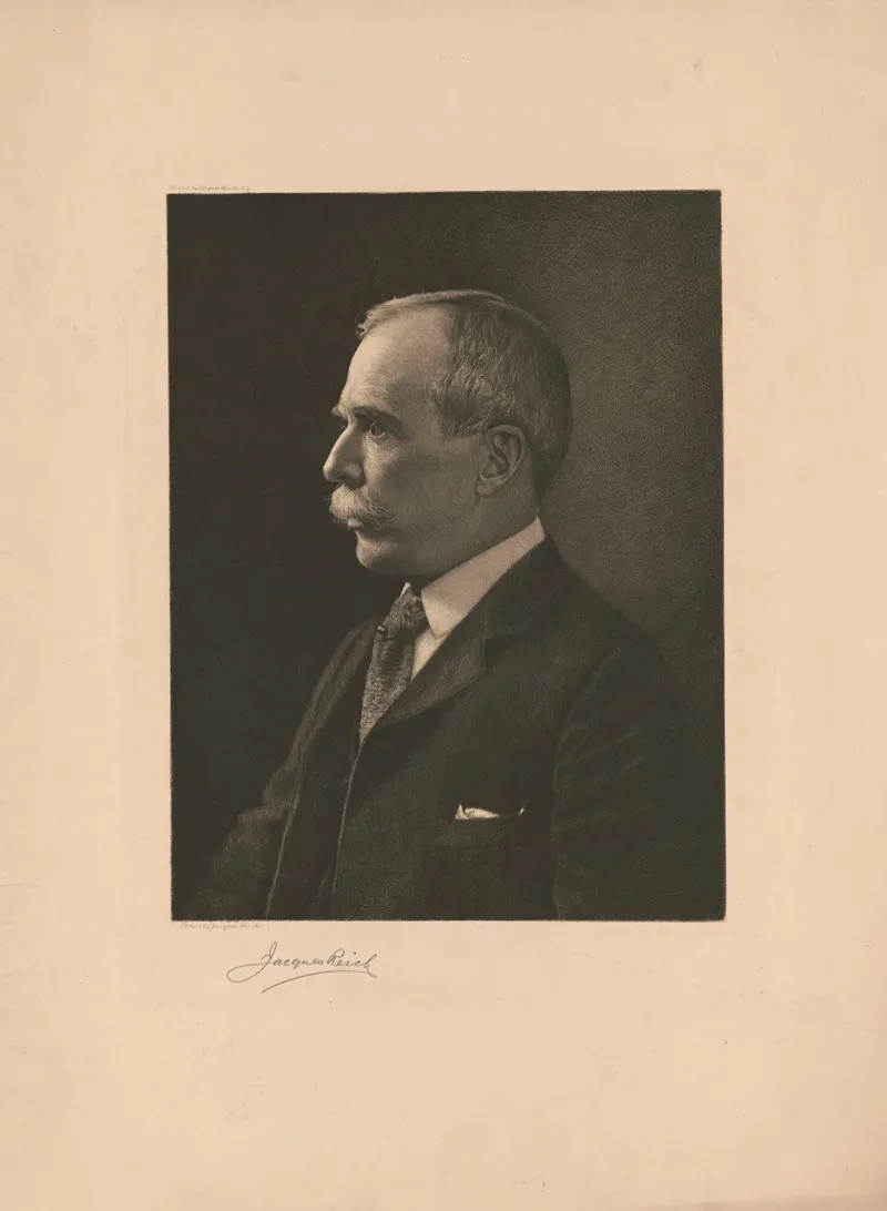 John W Sterling by Jacques Reich - Canvas Print