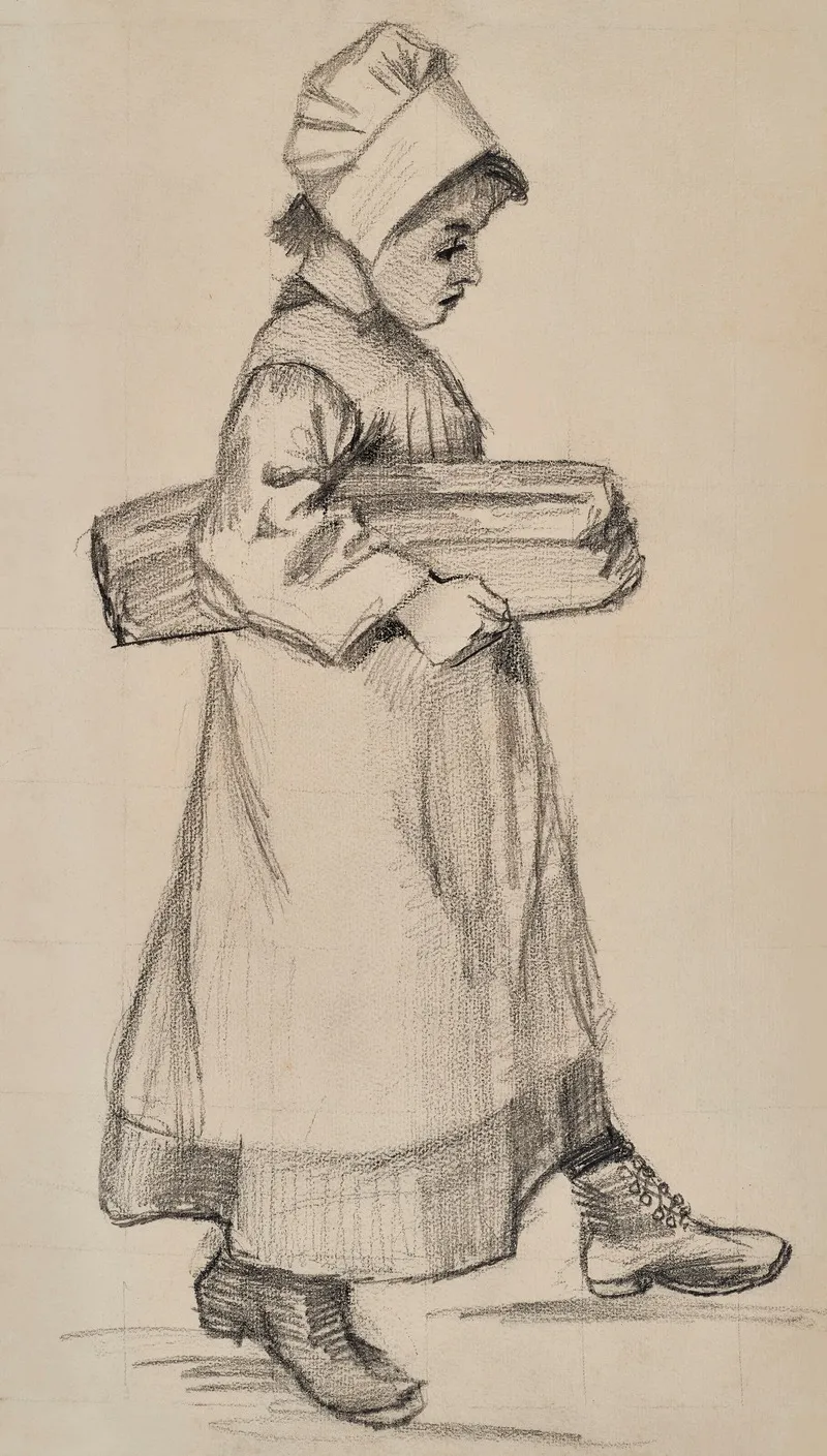 Jong Meisje Met Een Brood Young Girl With A Loaf Of Bread