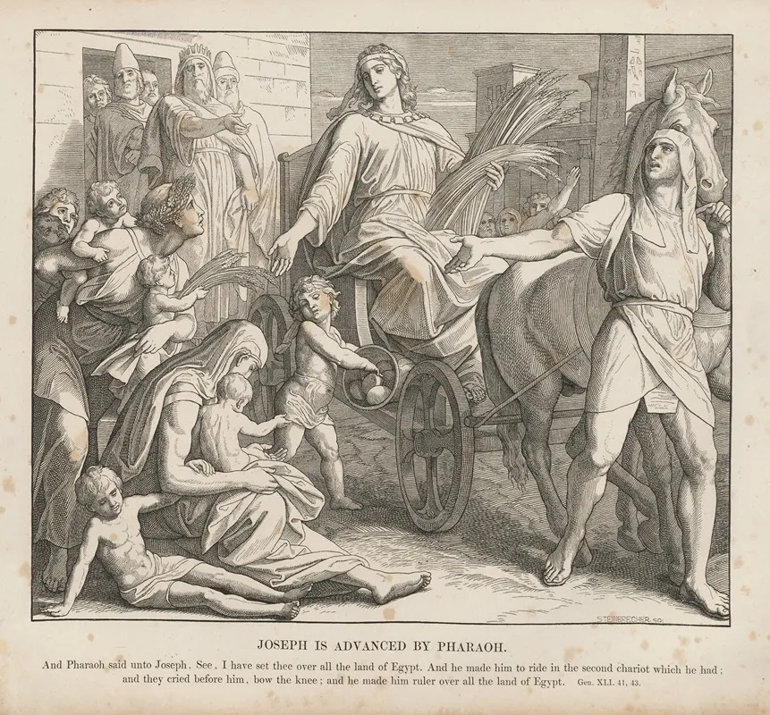 Joseph Is Advanced By Pharaoh