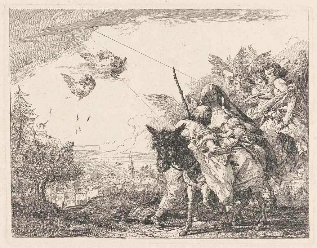 Joseph Standing Adores The Child