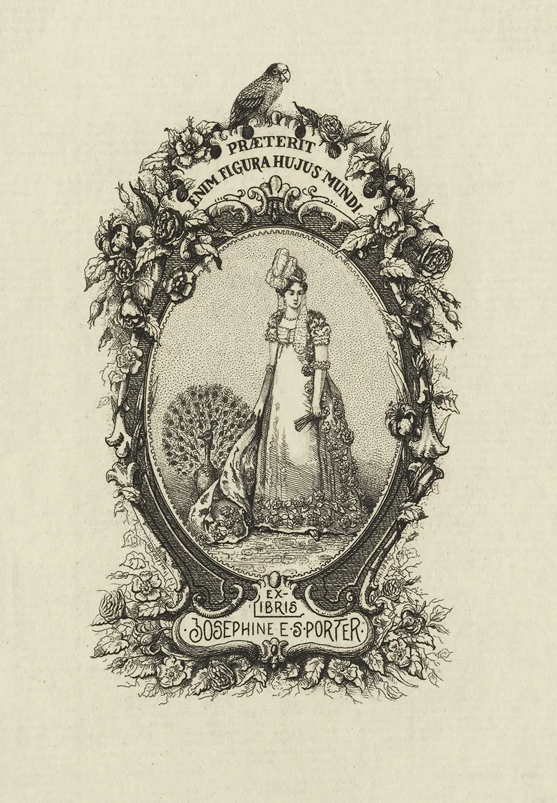 Josephine E S Porter by William Fowler Hopson - Canvas Print