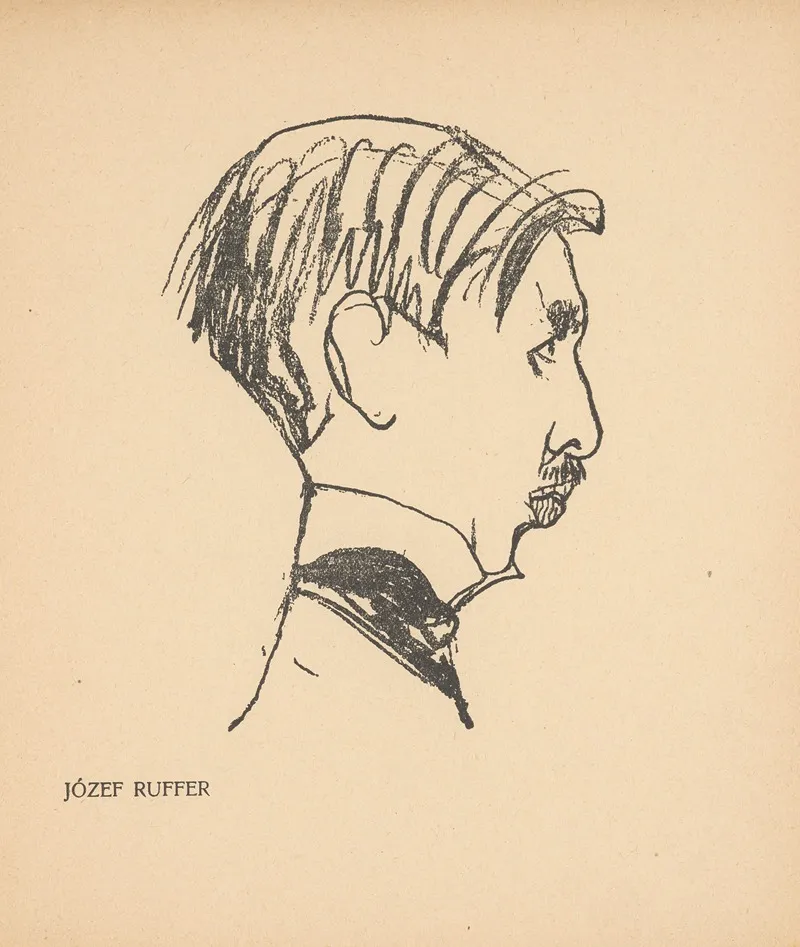Jozef Ruffer by Kazimierz Sichulski - Canvas Print