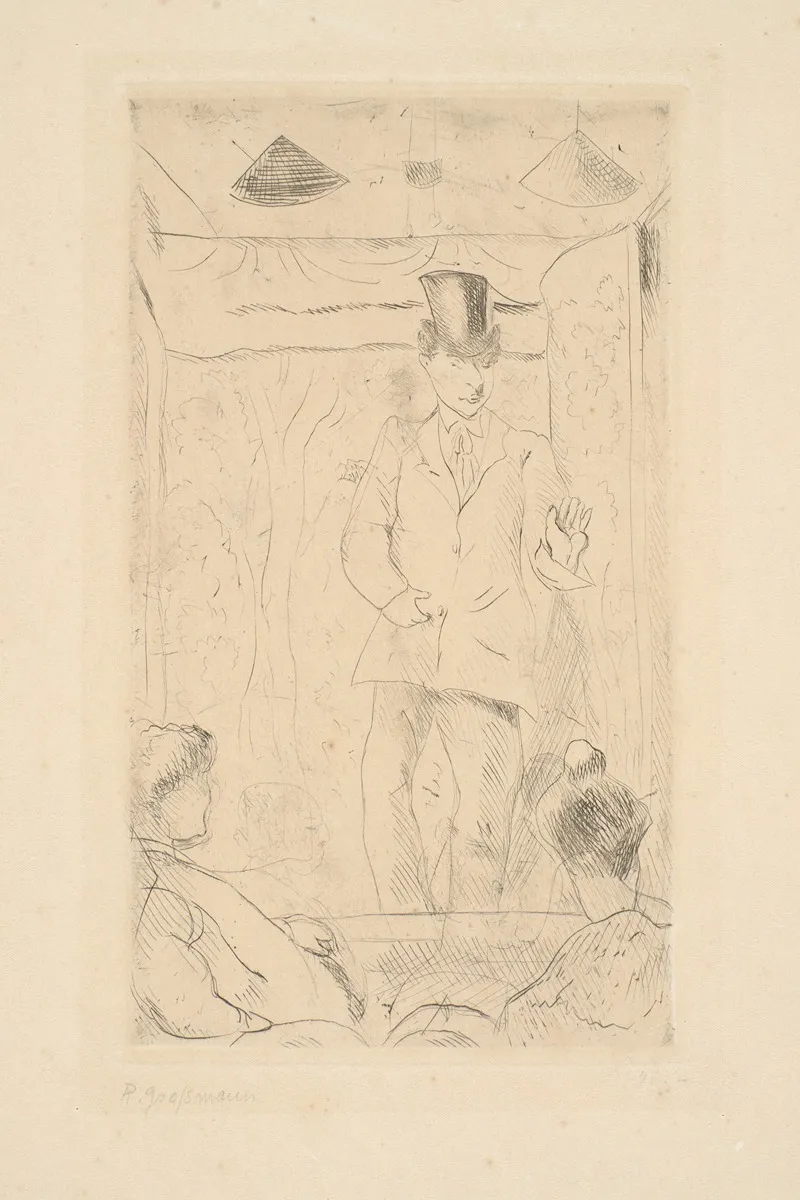 Jud Variete Berlin by Rudolf Grossmann - Canvas Print