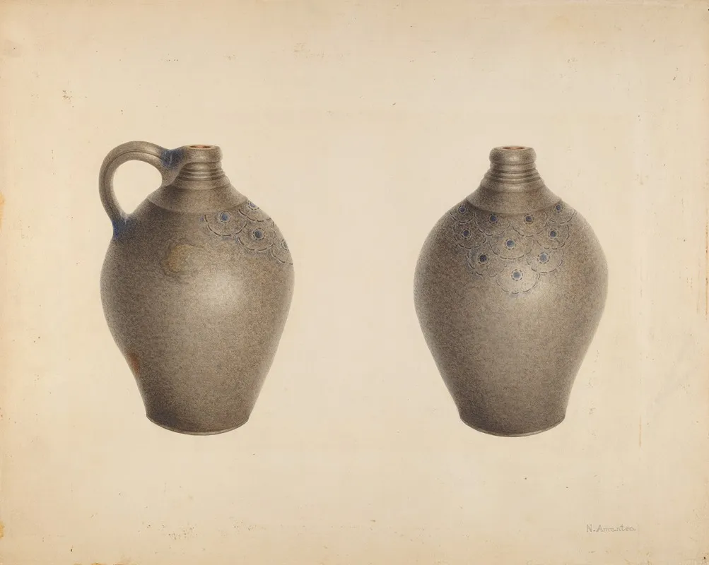 Jug 101 by Nicholas Amantea - Canvas Print