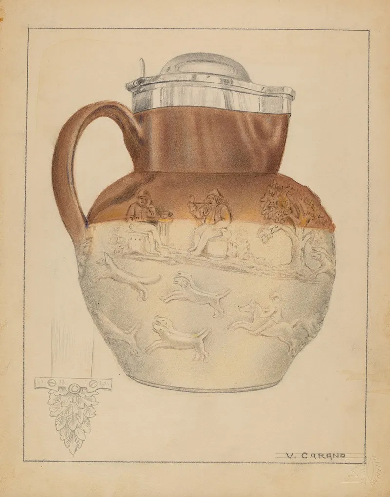 Jug 113 by Vincent Carano - Canvas Print