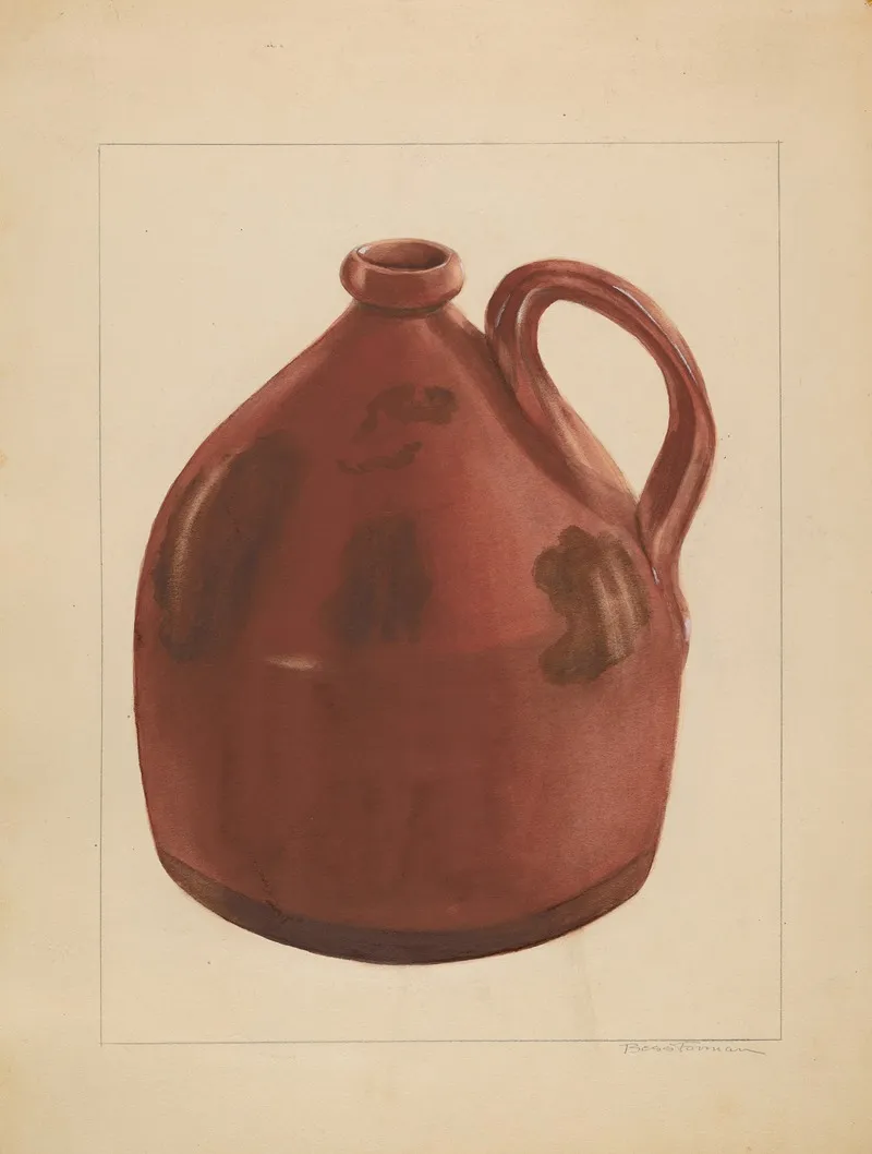 Jug 11 by Bessie Forman - Canvas Print