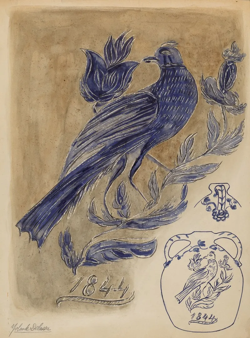 Jug 144 by Yolande Delasser - Canvas Print