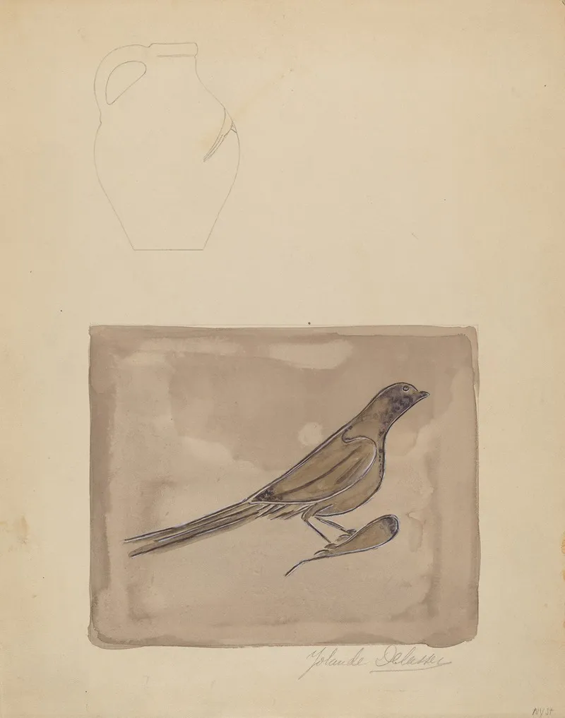 Jug 151 by Yolande Delasser - Canvas Print