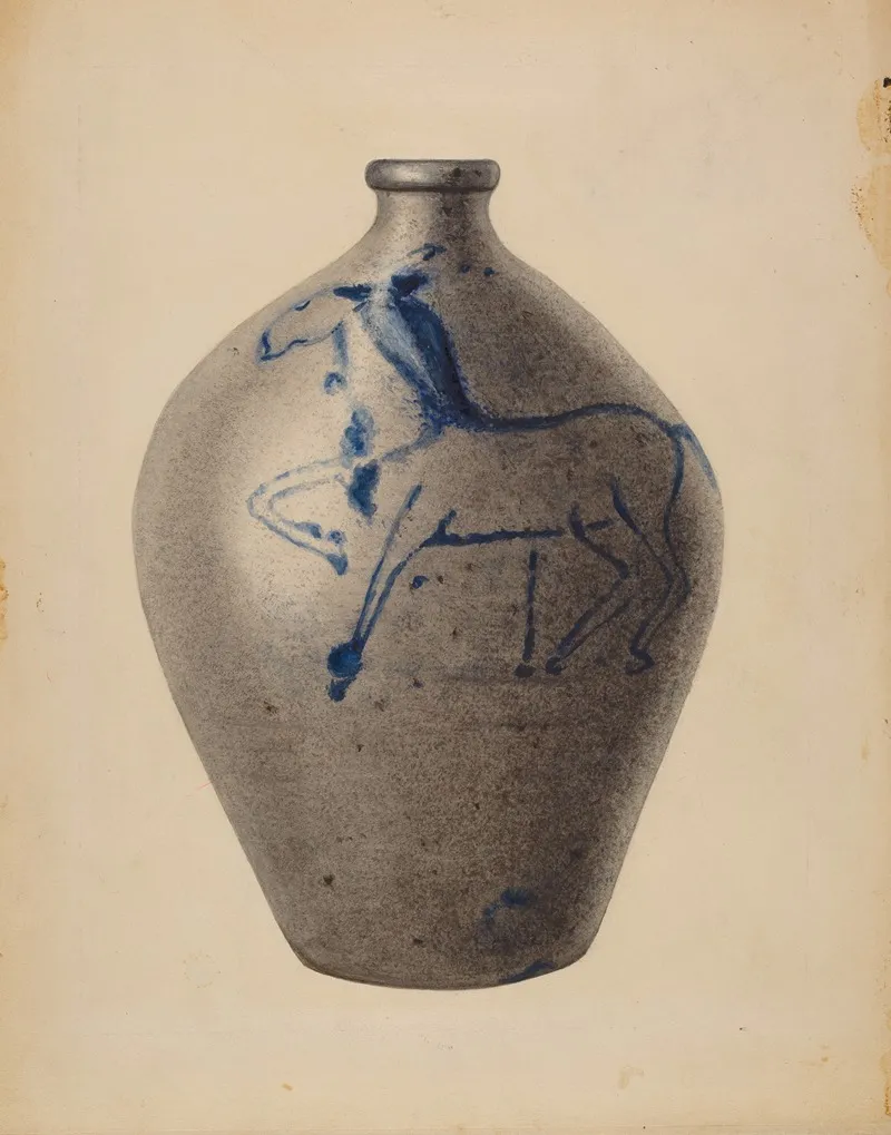 Jug 37 by Charlotte Sperber - Canvas Print