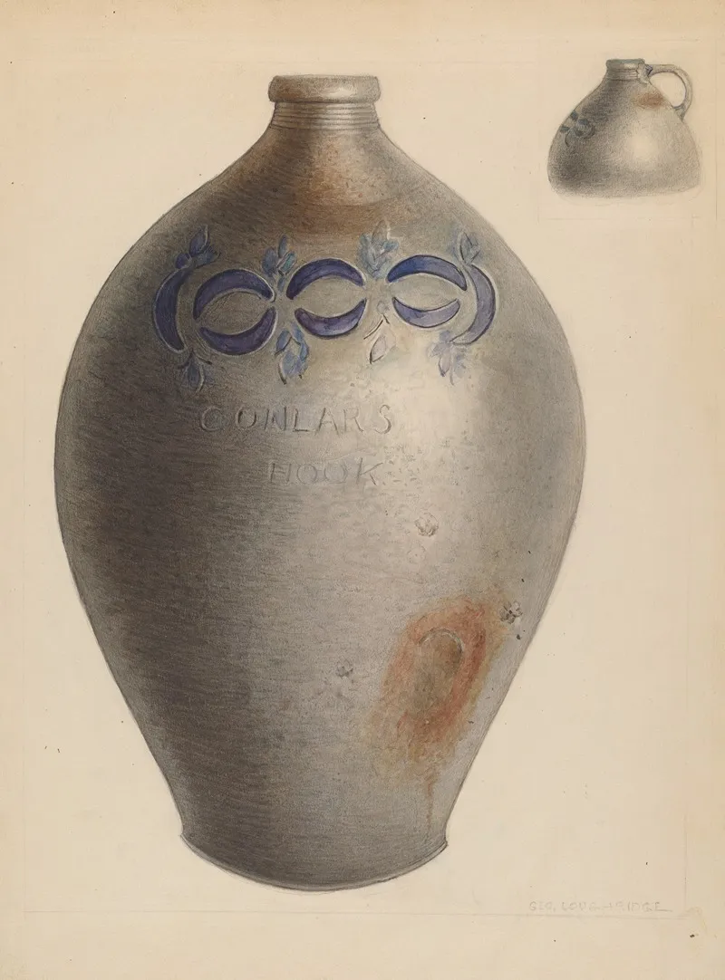 Jug 52 by George Loughridge - Canvas Print