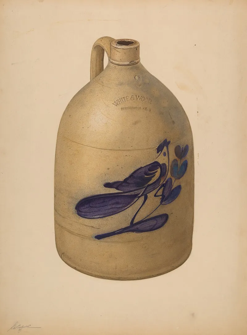 Jug 64 by Giacinto Capelli - Canvas Print