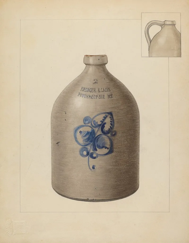 Jug 80 by John Fisk - Canvas Print