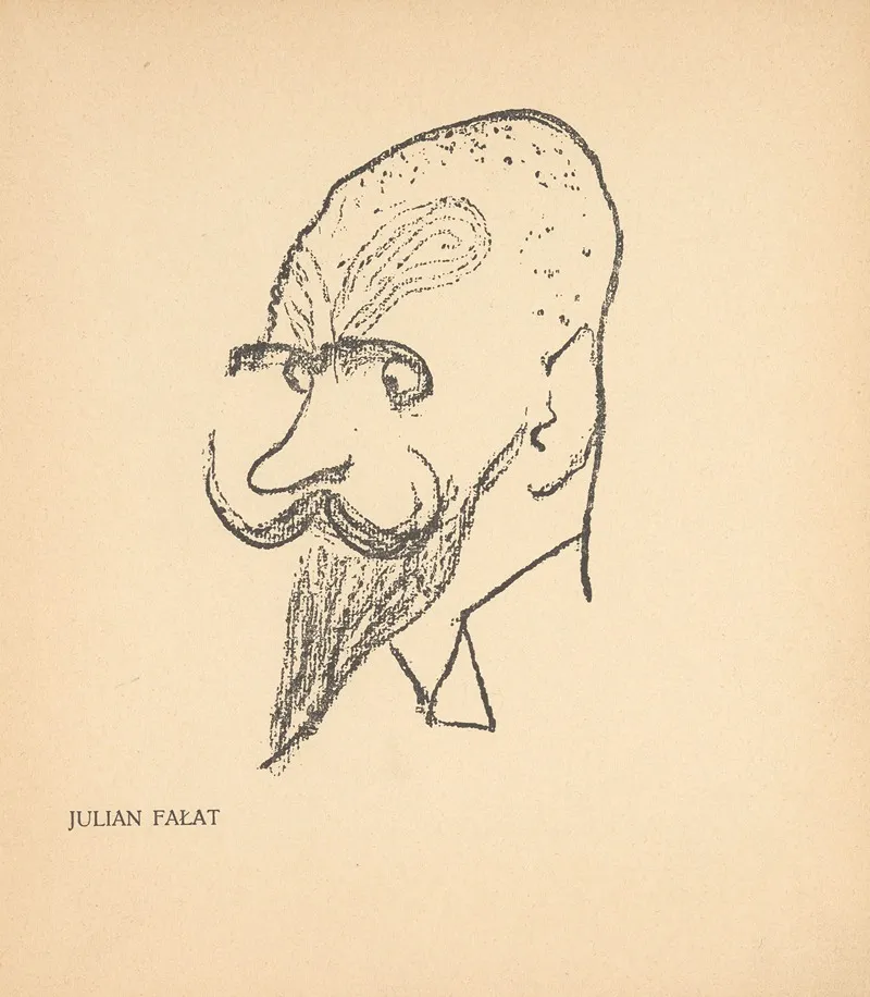 Juiian Falat by Kazimierz Sichulski - Canvas Print