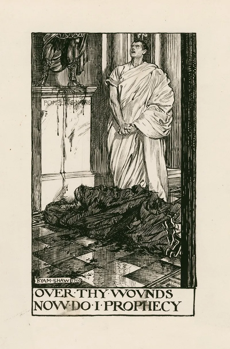 Julius Caesar Over Thy Wounds Now Do I Prophecy Act Iv Scene Ii