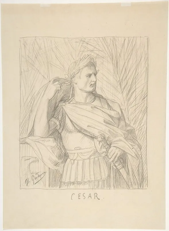 Julius Caesar by Jean-Léon Gérôme - Canvas Print