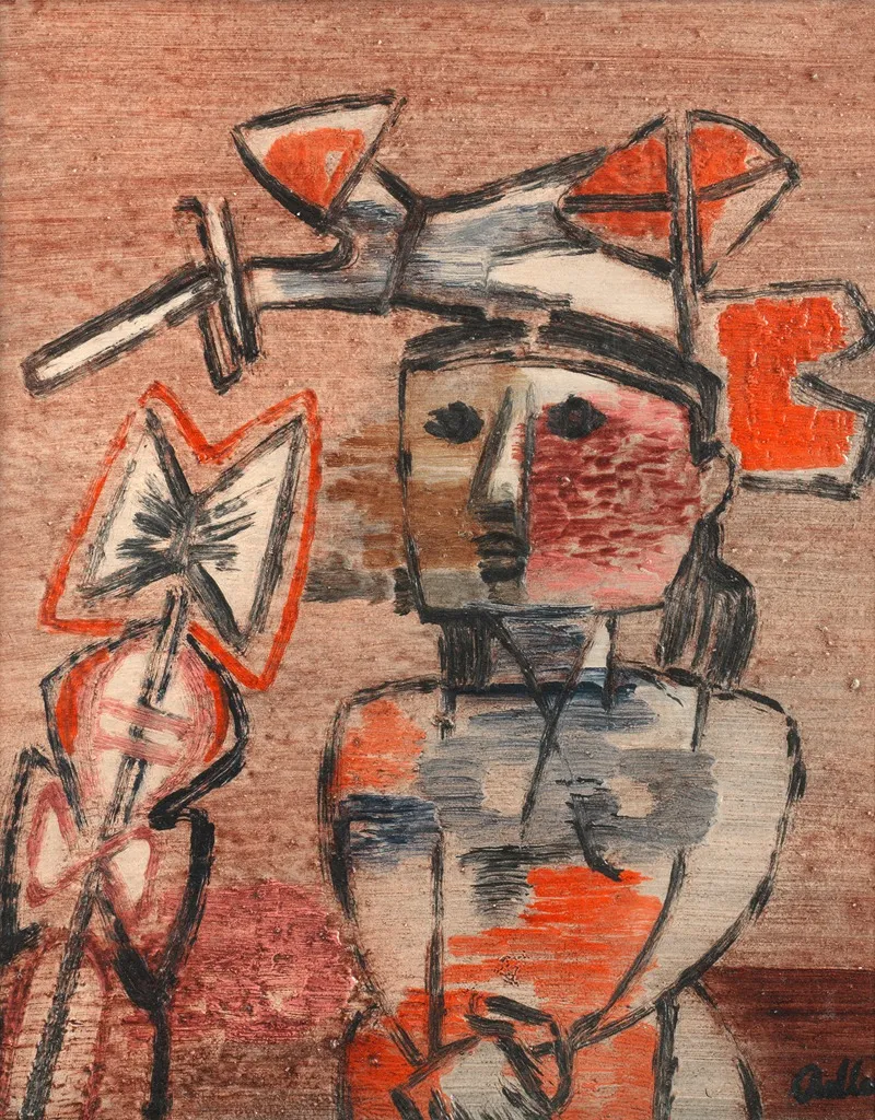 Junges Madchen 2 by Jankel Adler - Canvas Print