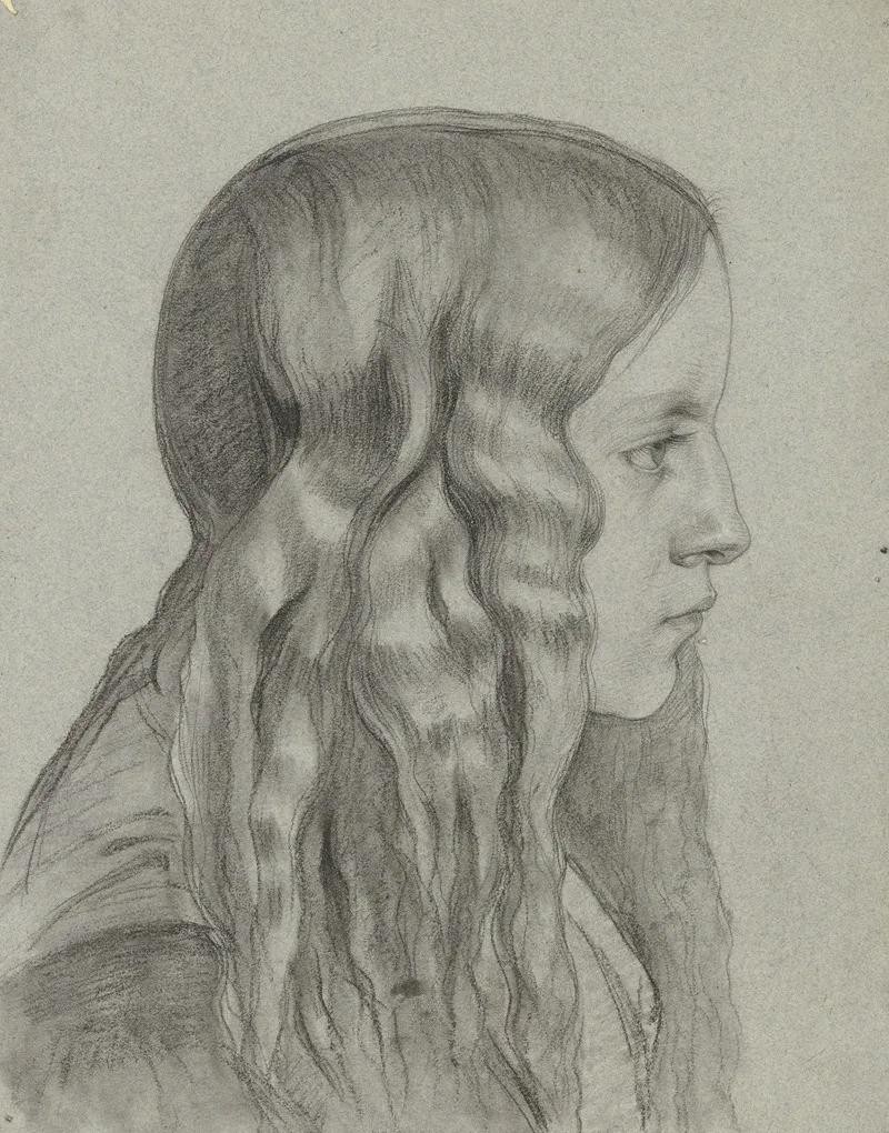 Junges Madchen Mit Langem Haar