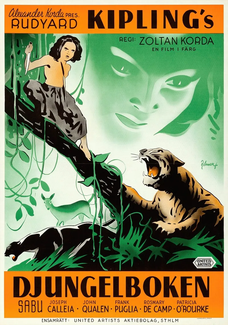 Jungle Book 2 by Eric Rohman - Canvas Print
