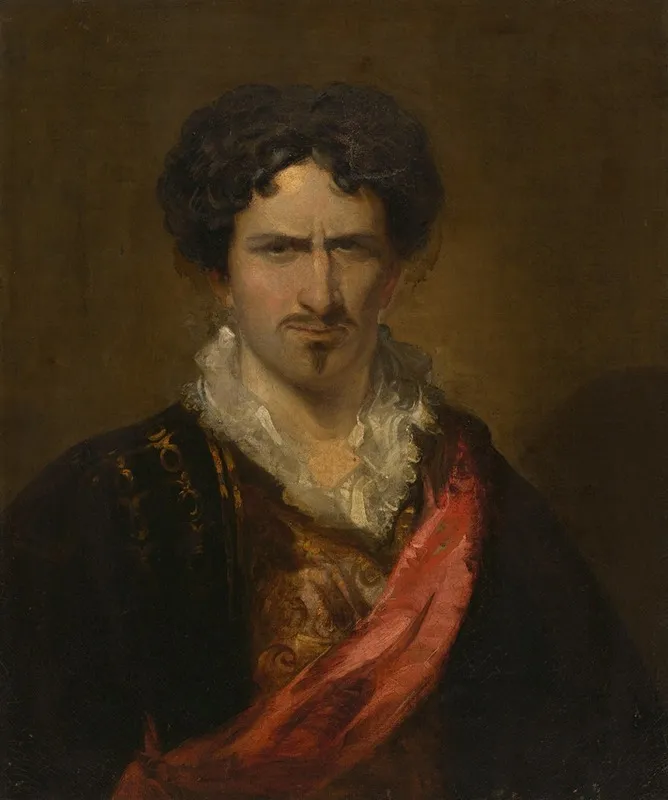 Junius Brutus Booth As Sir Edward Mortimer
