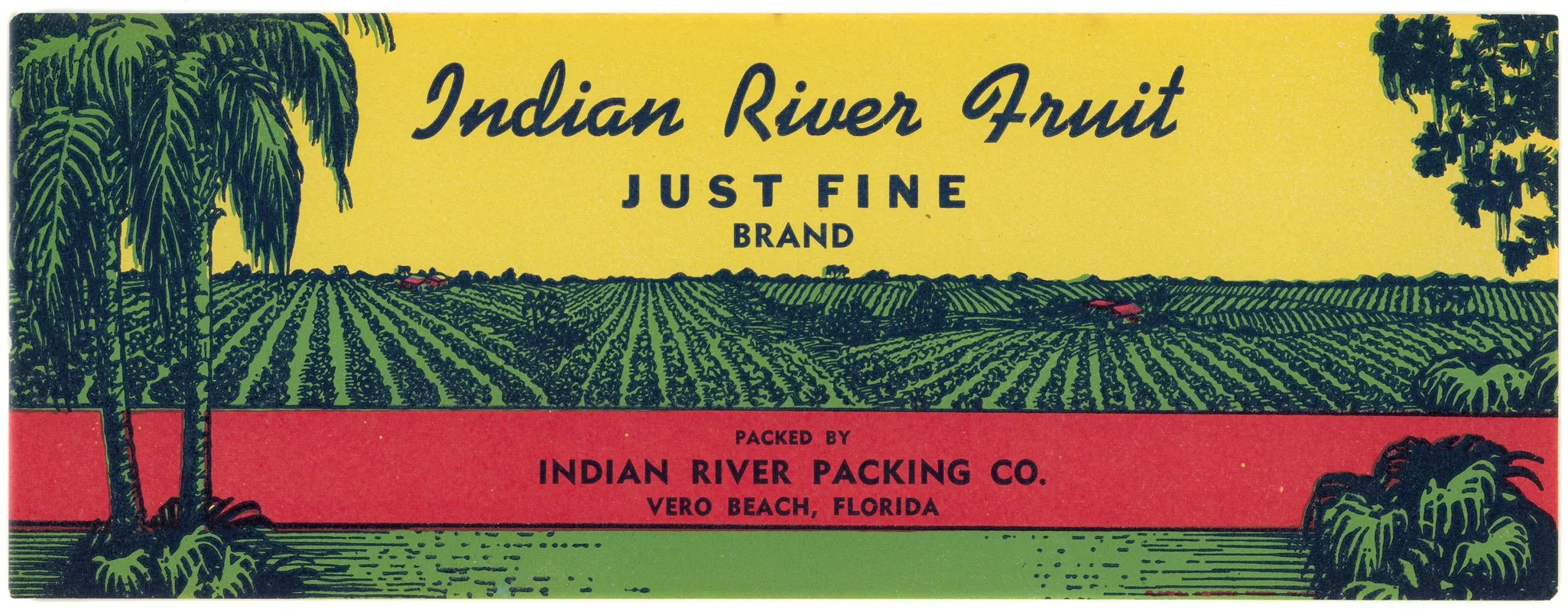 Just Fine Brand Fruit Label