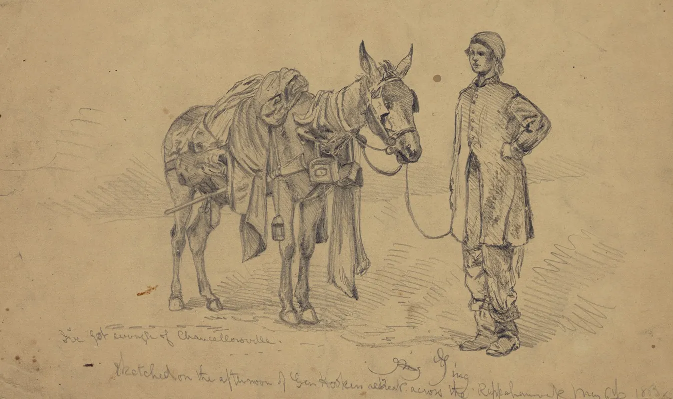 Just From Chancellorsville An Amateur Quartermaster
