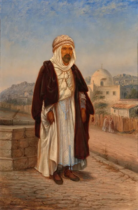 Kabyle Algerian by Antonio Zeno Shindler - Canvas Print