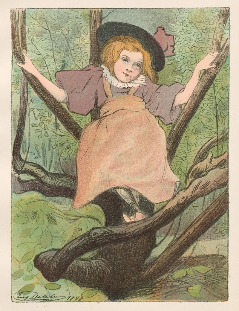 Kacia by Eugène Delâtre - Canvas Print