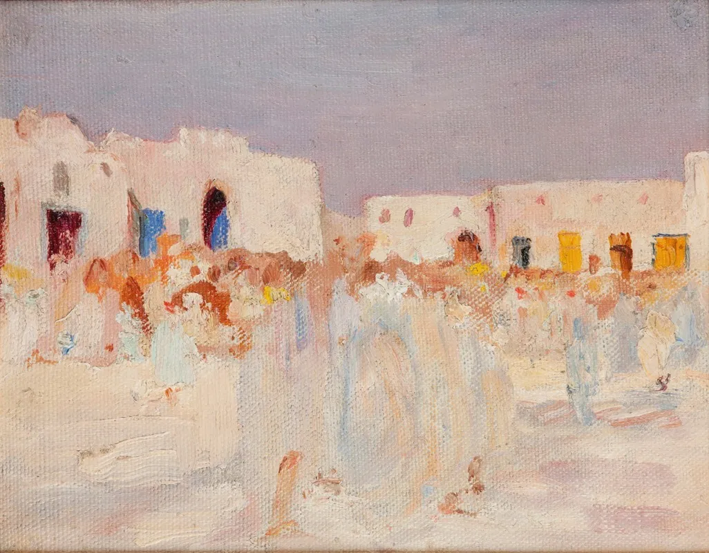 Kairouan At A Bazaar