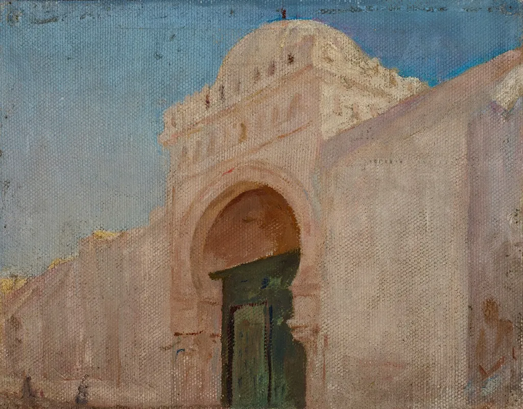 Kairouan Entrance To The Mosque Of The Barber