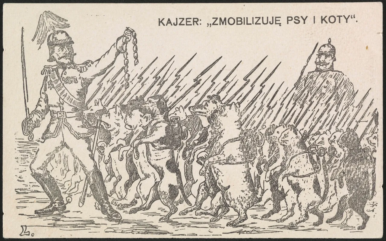 Kajzer Zmobilizuje Psy I Koty by Wydawnictwo Edang - Canvas Print