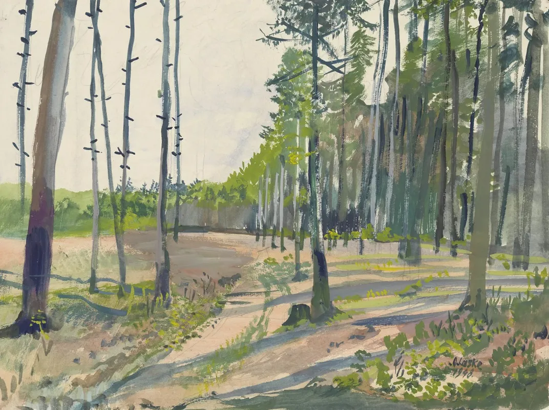 Kallham by Oskar Laske - Canvas Print