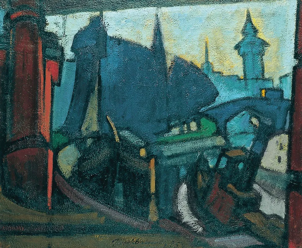 Kanal Bei Dammerung Berlin